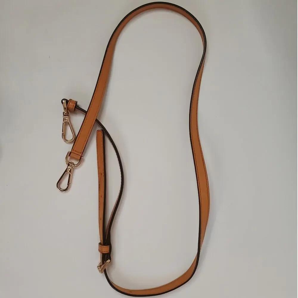 Michael Kors Emilia Small Satchel Bag Crossbody Handbag Purse Brown Black